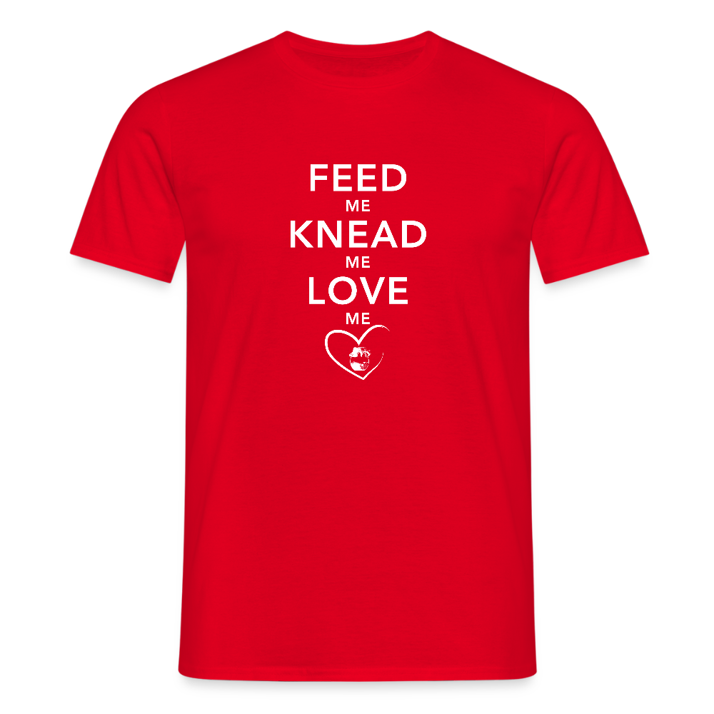 BROTShirt Feed me dunkel - Rot