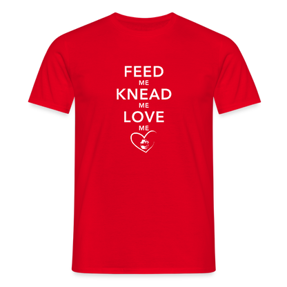 BROTShirt Feed me dunkel - Rot