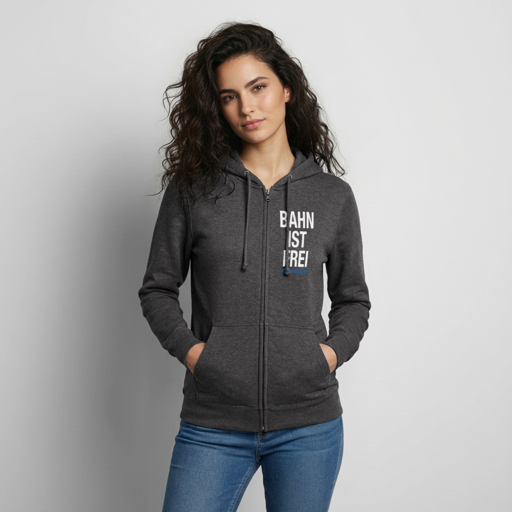 Hoodiejacke Bahn ist frei - Anthrazit