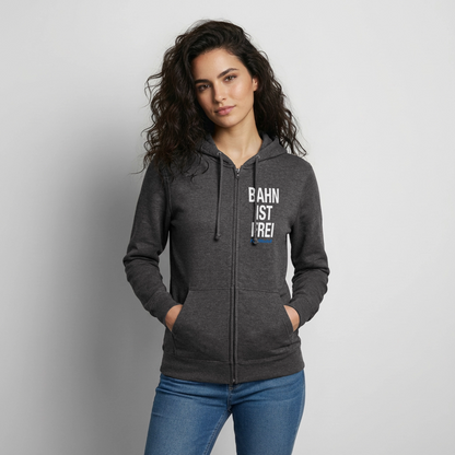 Hoodiejacke Bahn ist frei - Anthrazit