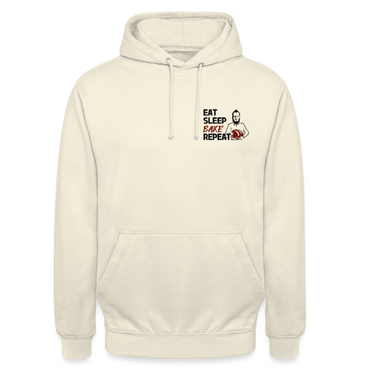 BROTHoodie Unisex Eat-Sleep-Bake-Repeat - Vanille-Milchshake