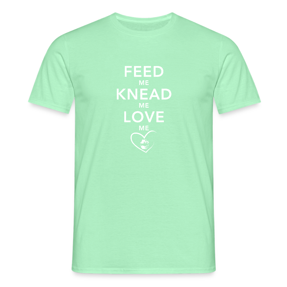 BROTShirt Feed me dunkel - Mintgrün