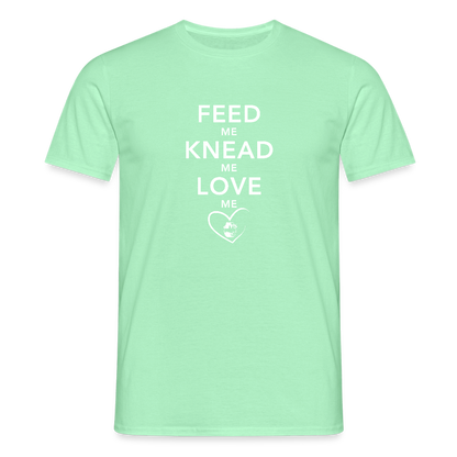 BROTShirt Feed me dunkel - Mintgrün