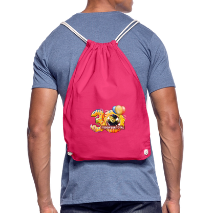Beutel 30 Jahre TEDDYBÄR TOTAL - Fuchsia