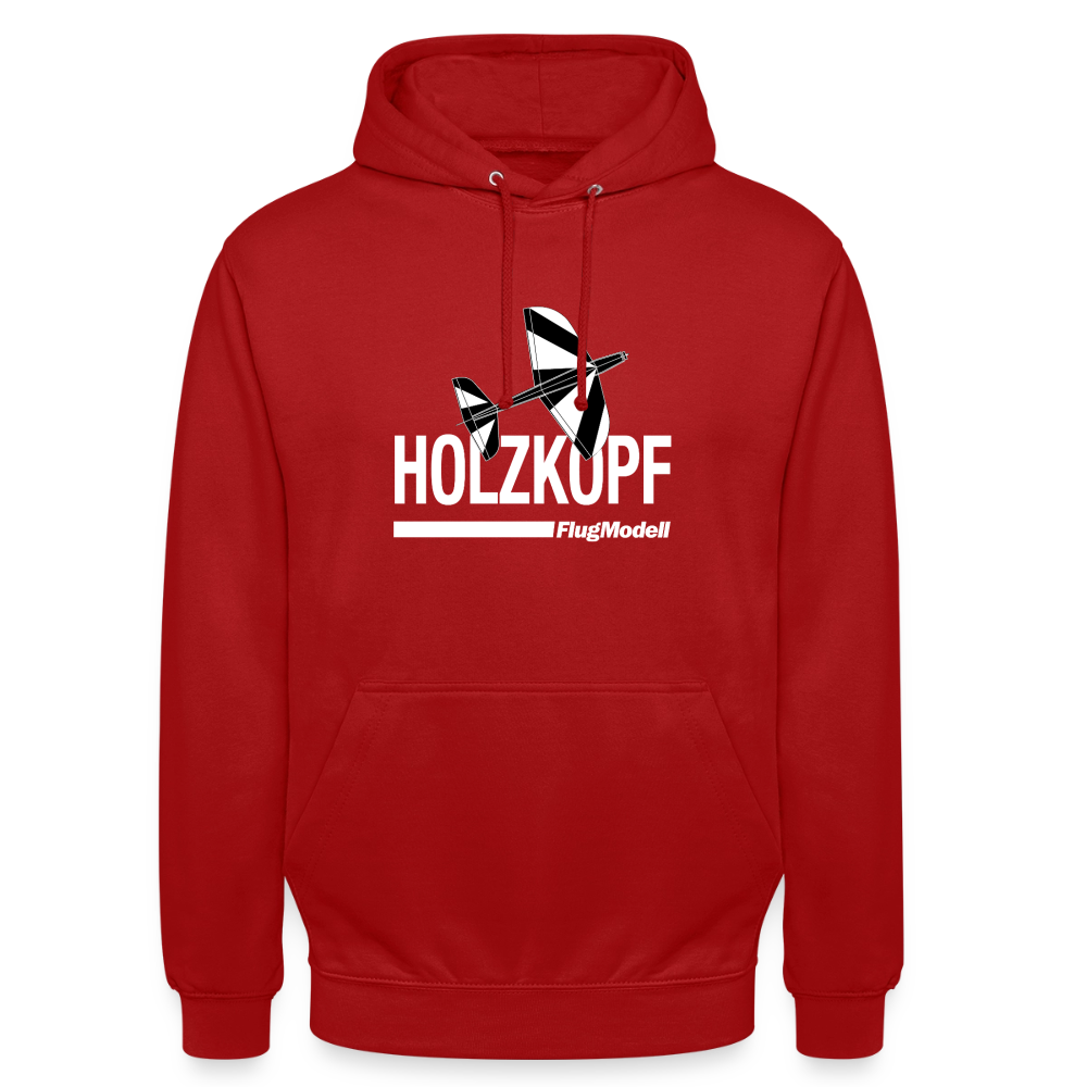 Hoodie Holzkopf dunkel - Rot