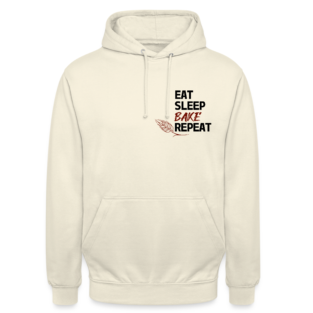 BROTHoodie Unisex Eat-Sleep-Bake-Repeat pur - Vanille-Milchshake