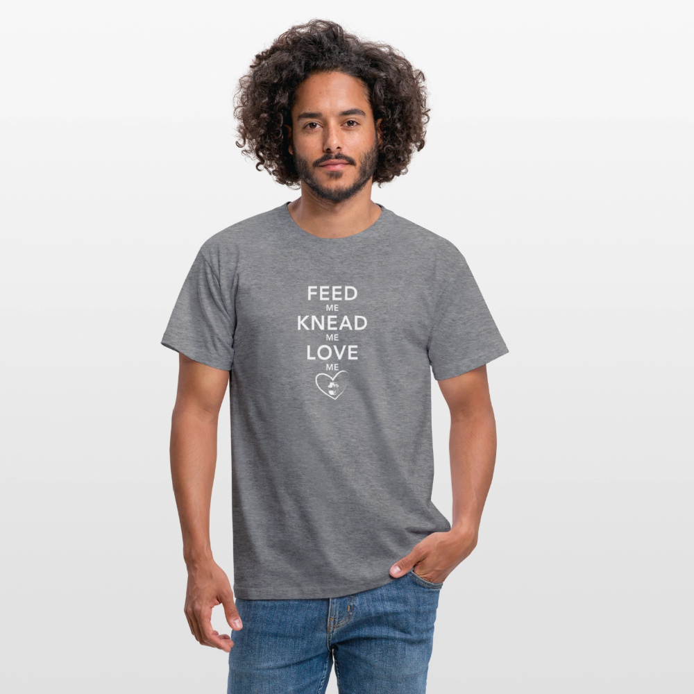 BROTShirt Feed me dunkel - Graphit meliert