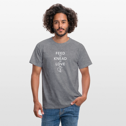 BROTShirt Feed me dunkel - Graphit meliert