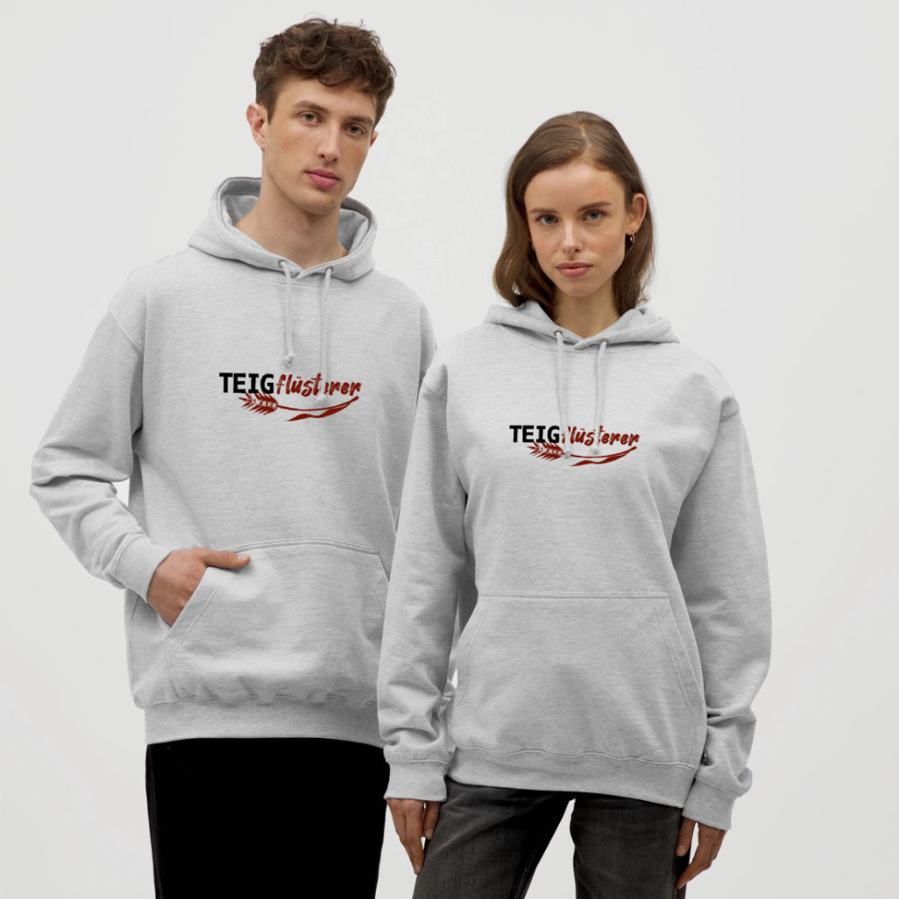BROTHoodie Unisex TEIGFlüsterer - Hellgrau meliert