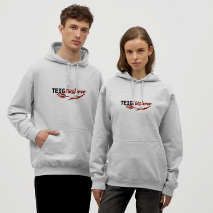 BROTHoodie Unisex TEIGFlüsterer - Hellgrau meliert