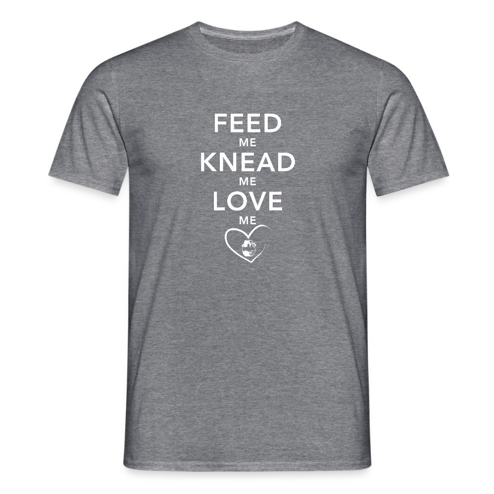 BROTShirt Feed me dunkel - Graphit meliert