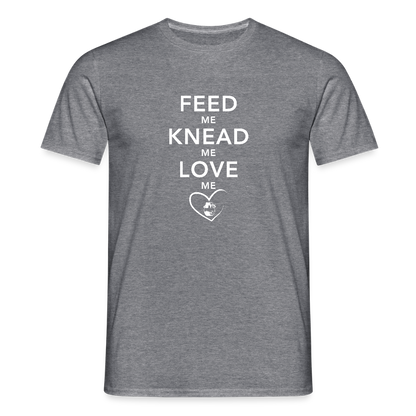BROTShirt Feed me dunkel - Graphit meliert