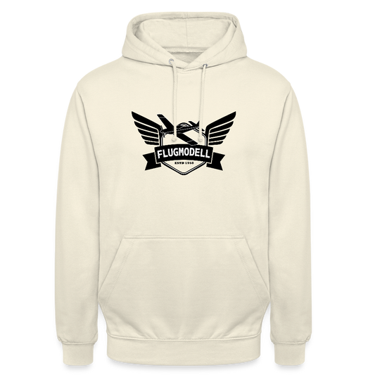 Hoodie FlugModell retro hell - Vanille-Milchshake