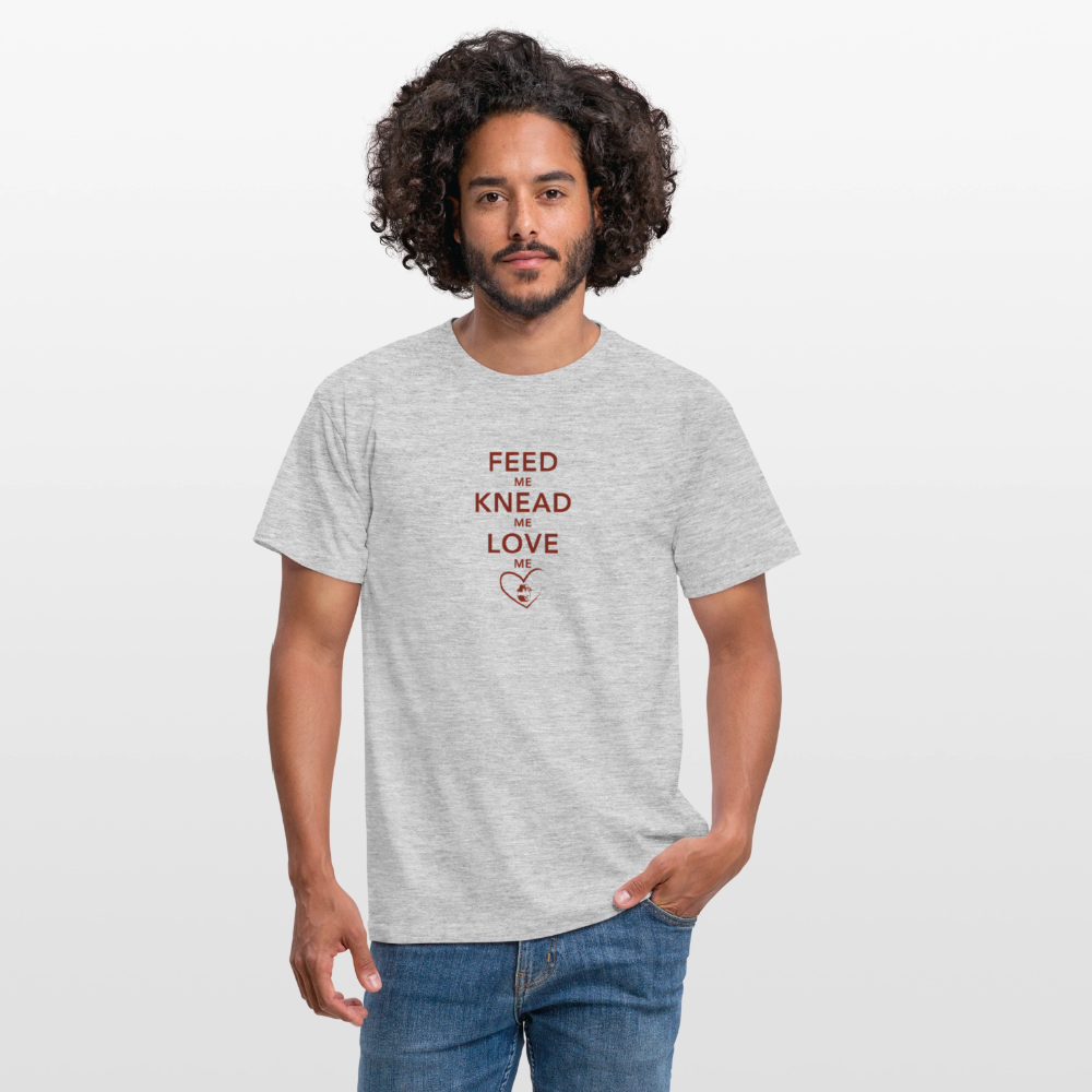 BROTShirt Feed me hell - Grau meliert