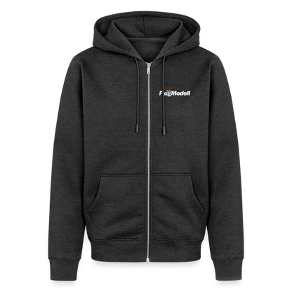 Hoodiejacke FlugModell dunkel - Anthrazit meliert