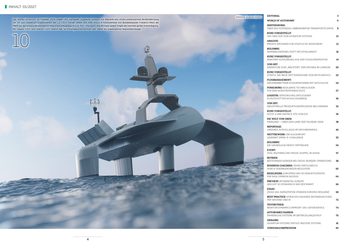 Drones – Ausgabe 01/2027