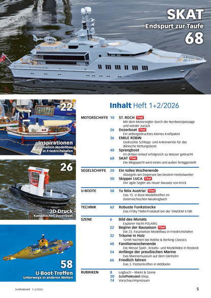SchiffsModell – Ausgabe 01/2026 - 02/2026