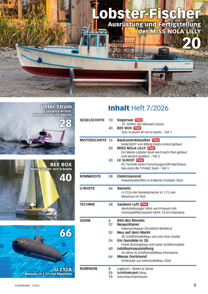SchiffsModell – Ausgabe 07/2026