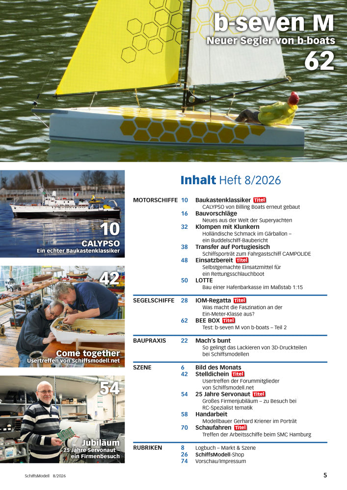 SchiffsModell – Ausgabe 08/2026