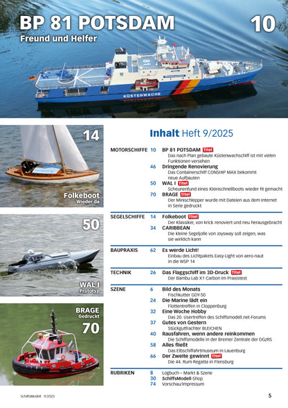 SchiffsModell – Ausgabe 09/2025