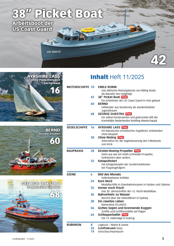 SchiffsModell – Ausgabe 11/2025