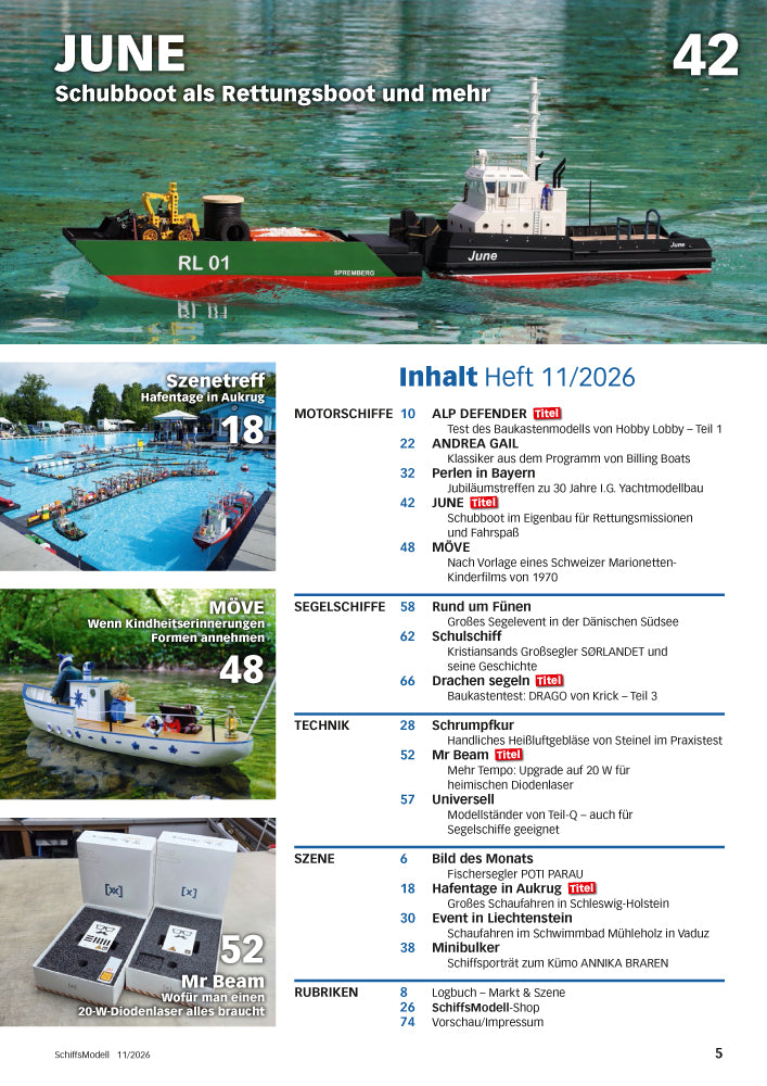 SchiffsModell – Ausgabe 11/2026