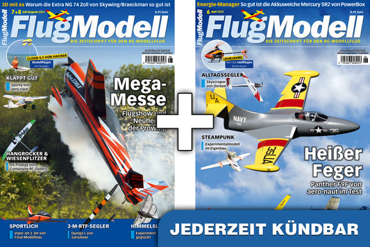 FlugModell – Schnupper-Abonnement mit DVD