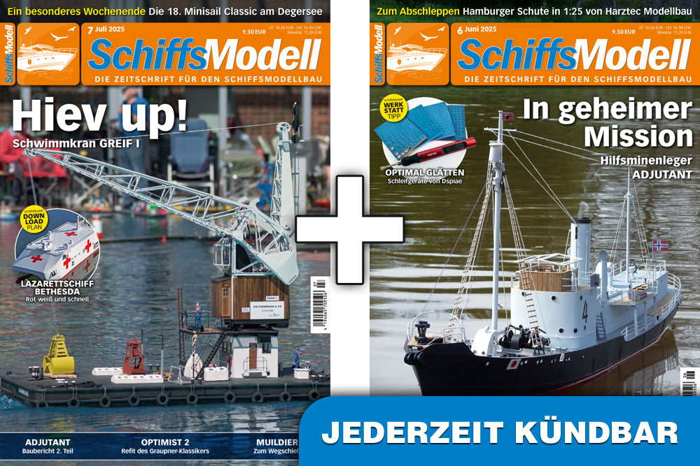 SchiffsModell – Schnupper-Abonnement