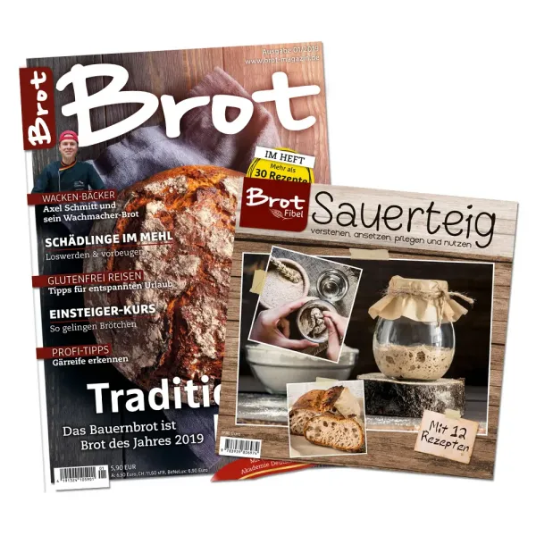 BROT – 2-Jahres-Abonnement + BROTFibel Sauerteig