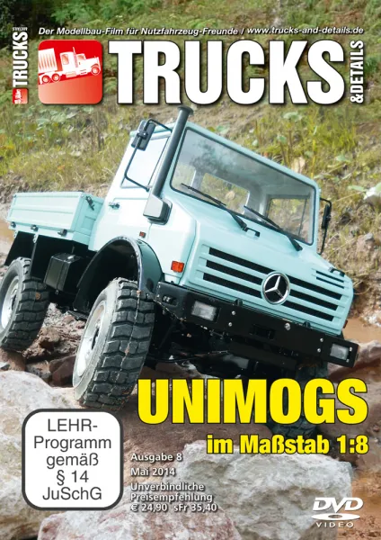 TRUCKS & Details DVD – Unimogs im Maßstab 1:8